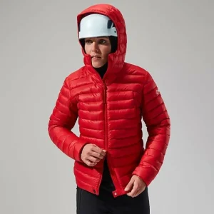 Women's MTN Seeker MW Down Hoody - Red^Berghaus Cheap