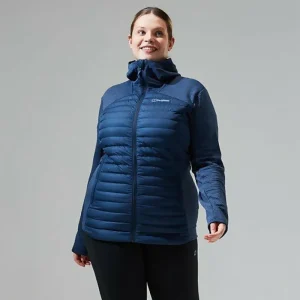 Women's Nula Hybrid Jacket - Dark Blue^Berghaus Online