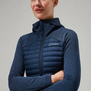Women's Nula Hybrid Jacket - Dark Blue^Berghaus Online