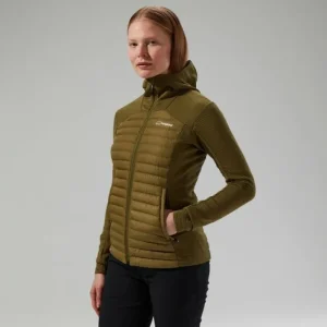 Women's Nula Hybrid Synthetic Insulated Jacket - Green^Berghaus Fashion