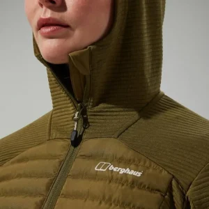 Women's Nula Hybrid Synthetic Insulated Jacket - Green^Berghaus Fashion
