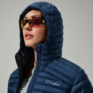 Women's Nula Micro Jacket Long - Dark Blue^Berghaus Online