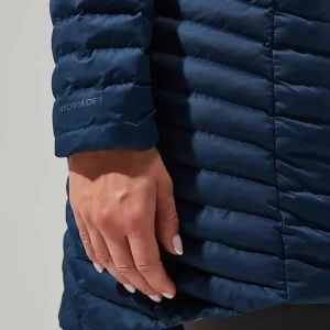 Women's Nula Micro Jacket Long - Dark Blue^Berghaus Online