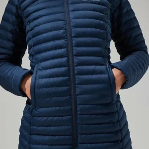 Women's Nula Micro Jacket Long - Dark Blue^Berghaus Online
