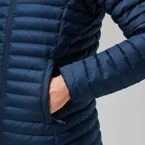 Women's Nula Micro Jacket Long - Dark Blue^Berghaus Online