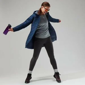 Women's Nula Micro Jacket Long - Dark Blue^Berghaus Online