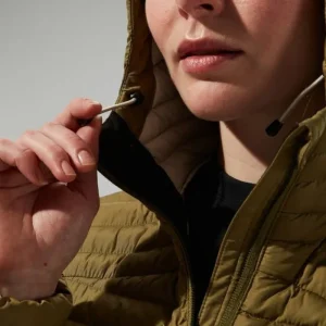 Women's Nula Micro Synthetic Insulated Long Jacket - Green^Berghaus Outlet