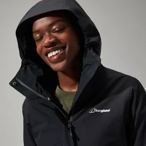 Women's Omeara Long Jacket - Black^Berghaus Online