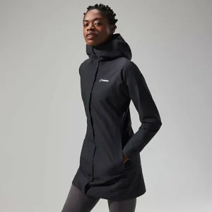 Women's Omeara Long Jacket - Black^Berghaus Online