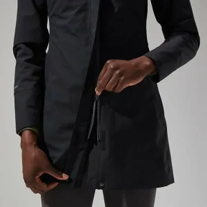 Women's Omeara Long Jacket - Black^Berghaus Online