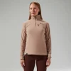 Women's Prism 2.0 Micro Half Zip Polartec Fleece - Pink^Berghaus Discount