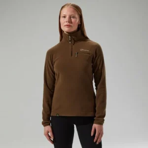 Women's Prism 2.0 Micro Half Zip Polartec Fleece - Brown^Berghaus Best Sale