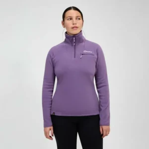 Women's Prism 2.0 Micro Half Zip Polartec Fleece - Purple^Berghaus Clearance