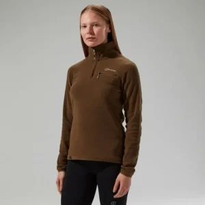 Women's Prism 2.0 Micro Half Zip Polartec Fleece - Brown^Berghaus Best Sale