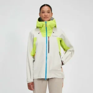 Women's Ridge-Seeker Waterproof Jacket - Grey/Yellow^Berghaus Cheap