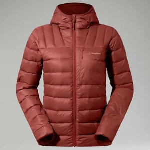 Women's Silksworth Hooded Down Insulated Jacket - Red^Berghaus Flash Sale