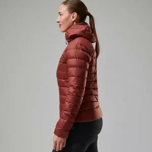 Women's Silksworth Hooded Down Insulated Jacket - Red^Berghaus Flash Sale