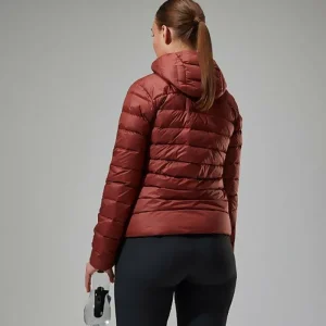 Women's Silksworth Hooded Down Insulated Jacket - Red^Berghaus Flash Sale