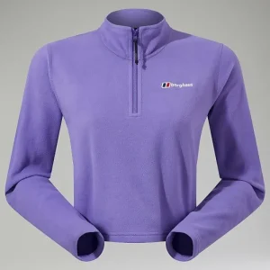 Women's URB Prism Cropped Half Zip Fleece - Purple^Berghaus New