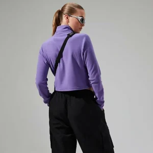 Women's URB Prism Cropped Half Zip Fleece - Purple^Berghaus New