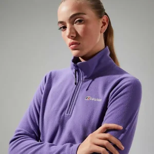 Women's URB Prism Cropped Half Zip Fleece - Purple^Berghaus New