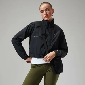 Women's Urban Cropped Co-ord Wind Jacket - Black^Berghaus Flash Sale