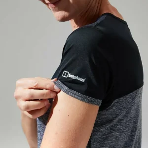 Women's Voyager Tech Tee Short Sleeve Crew - Dark Grey / Black^Berghaus New
