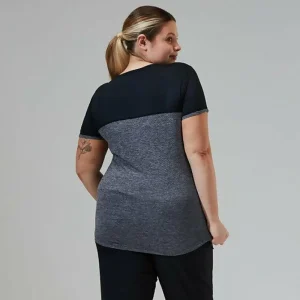 Women's Voyager Tech Tee Short Sleeve Crew - Dark Grey / Black^Berghaus New