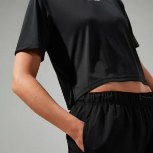 Women's Wayside Boxy Short Sleeve Tech Tee Black^Berghaus New