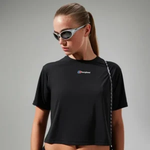 Women's Wayside Boxy Short Sleeve Tech Tee Black^Berghaus New